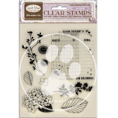 Quiet Days - Clear Stamps - Hydrangea