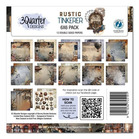 Rustic Tinkerer - 6x6 Collection Pack