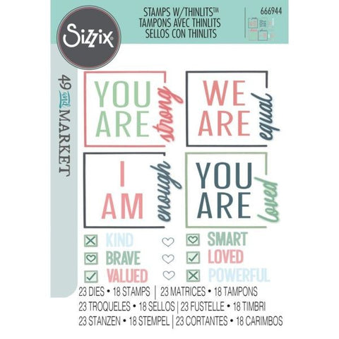 Affirmations - Stamp & Die Set