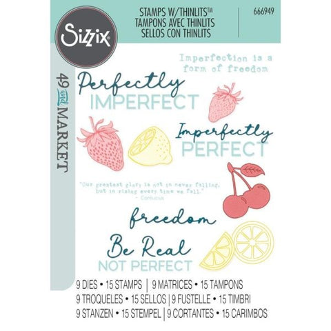 Perfectly Imperfect - Stamp & Die Set