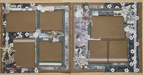 Winter Days 12 x 12 Layout Kit