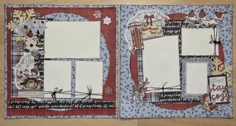 Stay Cozy!!  12 x 12 Layout Kit
