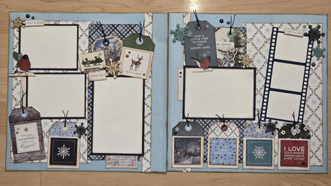 Chasing Snowflakes 12 x 12 Layout Kit