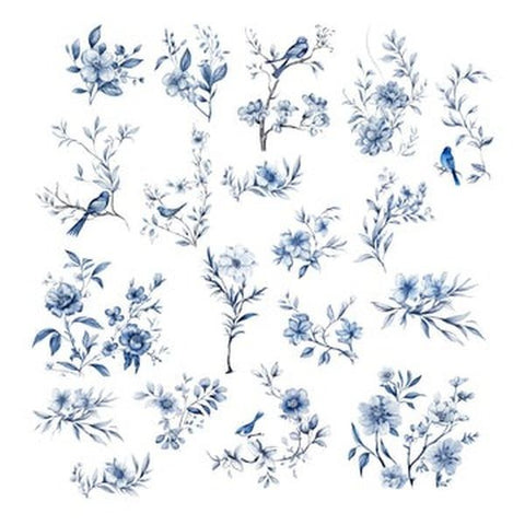 Fleur Azure - Ephemera - Delicate Florals
