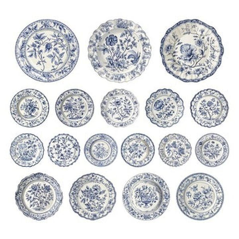 Fleur Azure - Ephemera - Plates