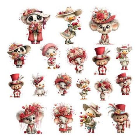 Valentine Critters - Ephemera