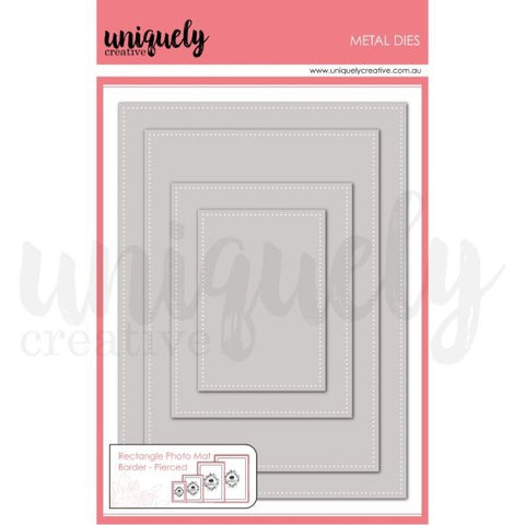 Rectangle Photo Mat Border Dies - Pierced