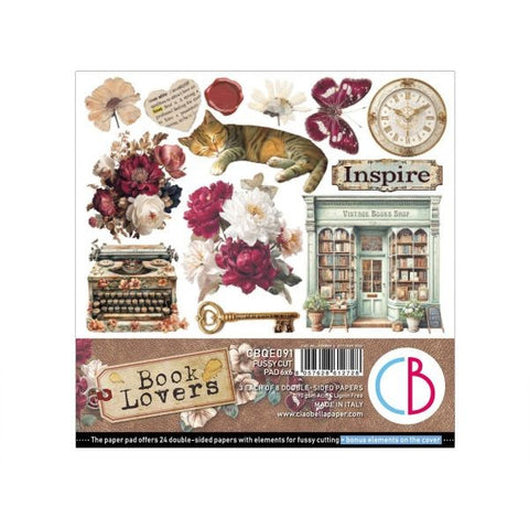 Book Lovers - Fussy Cutting Pad