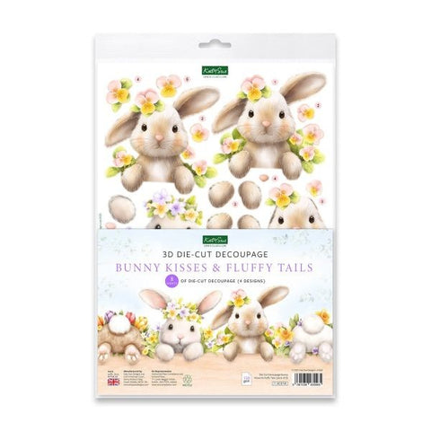 Bunny Kisses & Fluffy tails - Die Cut Decoupage