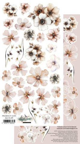 In Silence - 6x12 Extras Paper - Flowers