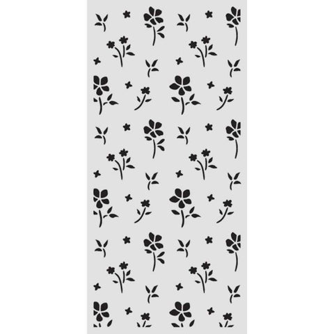 Family - Stencil - Small Flower Pattern