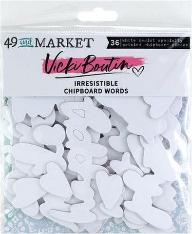 Irrestibles - Chipboard - Words
