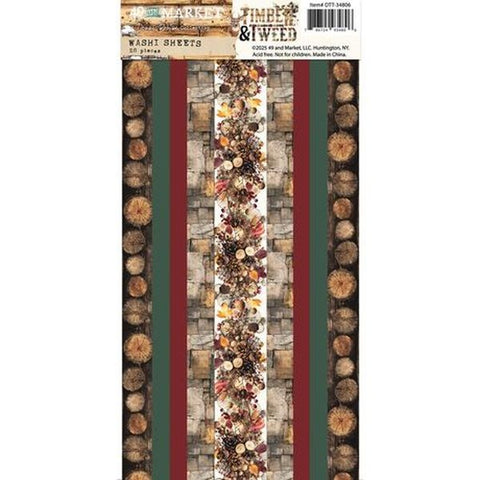 Timber & Tweed - Washi Tape Sheets