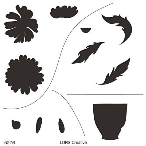 Fresh Cut Daisies - Mask Stencil