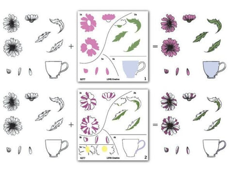 Fresh Cut Daisies - Layering Stencils