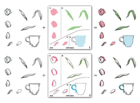 Fresh Cut Tulips - Layering Stencils