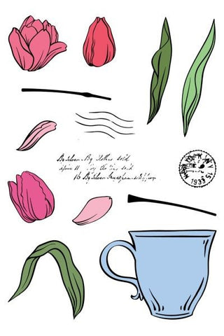 Fresh Cut Tulips - Clear Stamps