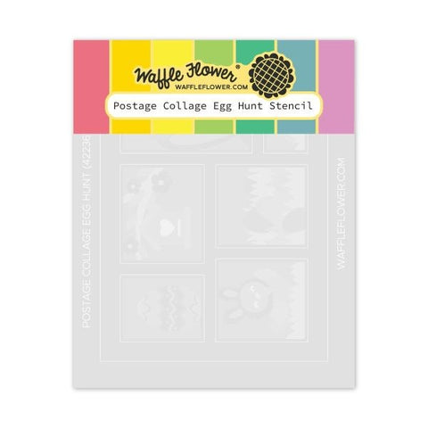 Postage Collage - Egg Hunt - Stencils