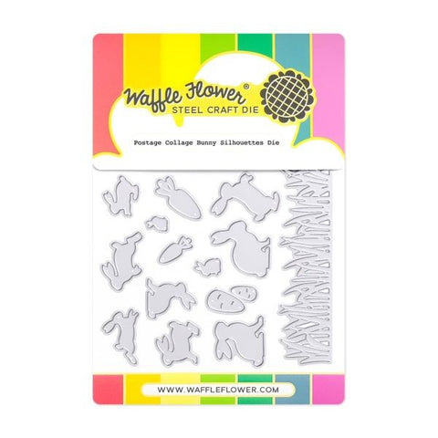 Postage Collage - Bunny Silhouettes - Dies