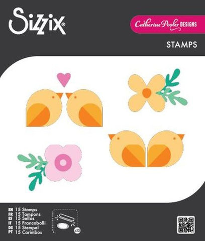 Print & Pattern Birds & Blooms - Clear Stamps