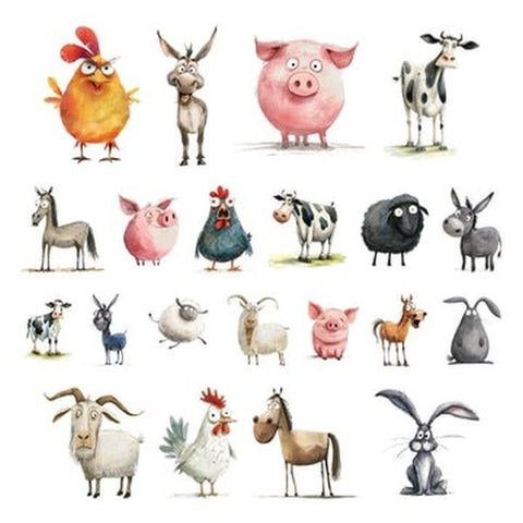 Funny Farm - Ephemera - Animals
