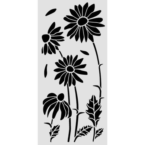 Daisy Art - Stencil - Daisies