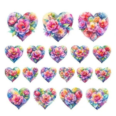 Floral Hearts - Ephemera