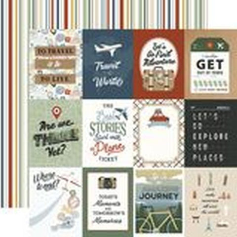 It's Time to Travel - 3x4 Journaling Cards