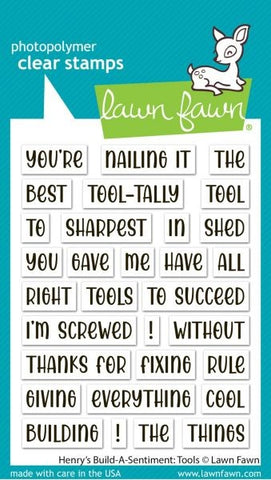 Henry's Build-A-Sentiment:  Tools - Clear Stamps