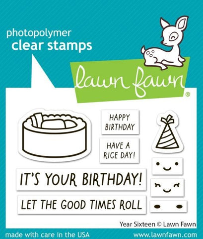 Year Sixteen - Clear Stamps