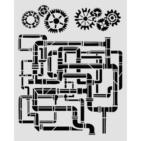 Gardens of Time - Stencil - Tubes