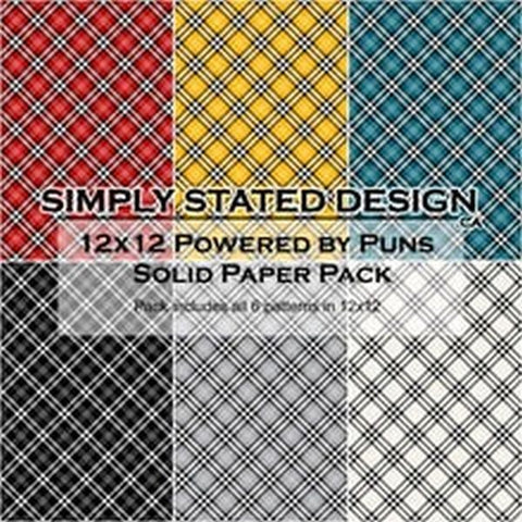Powered by Puns - 12x12 Collection Pack - Solids