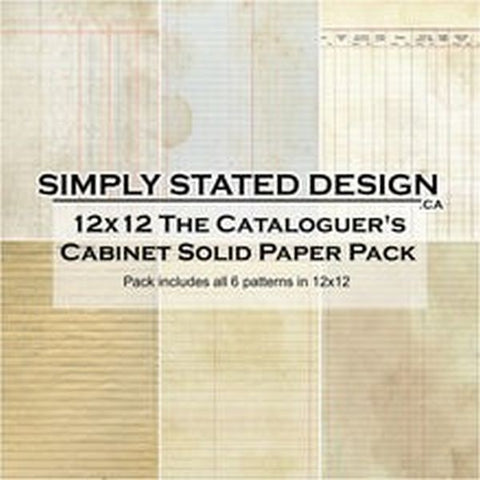 The Cataloguer's Cabinet - 12x12 Collection Pack - Solids