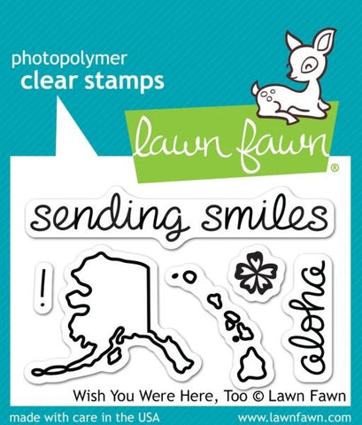 Wish You Were Here, Too - Clear Stamps