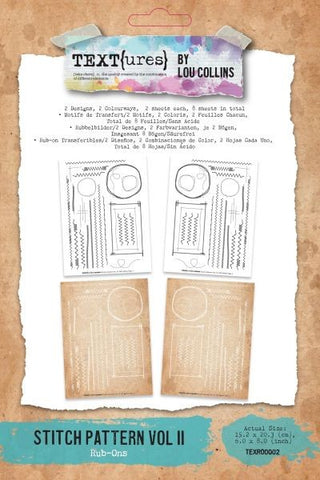 Stitch Pattern Volume II - Rub On Transfers