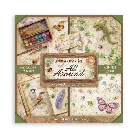 All Around - 12x12 Paper Pad - Maxi, Single Sided