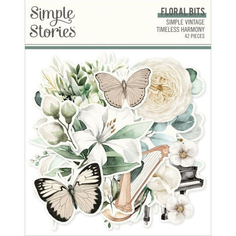 Simple Vintage Timeless Harmony - Bits & Pieces - Floral Bits