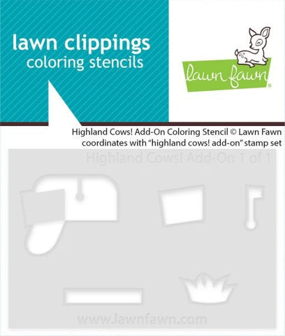 Highland Cows! - Add On - Coloring Stencils