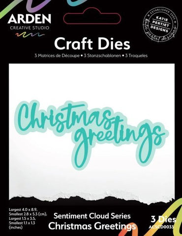 Sentiment Cloud Series - Dies - Christmas Greetings