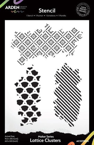 Maker Series - Stencil - Lattice Clusters