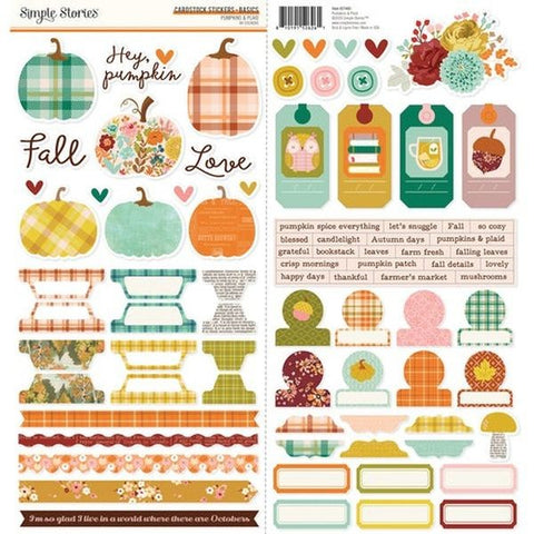 Pumpkins & Plaid - Stickers - Basics
