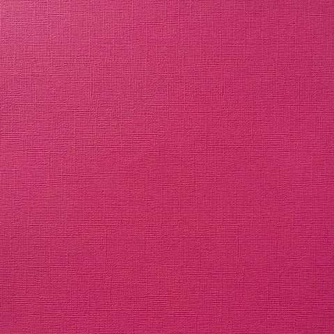 Canvas Texture Cardstock - Hot Pink