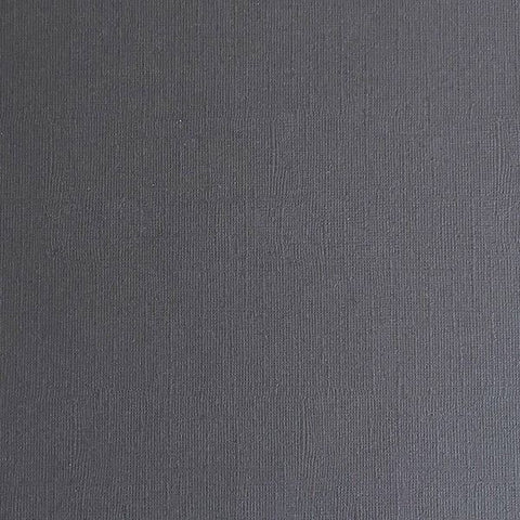Canvas Texture Cardstock - Lead