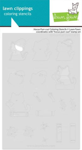 Hocus Purr-cus! - Coloring Stencils