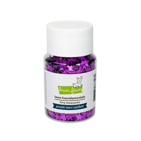 Tiny Treasures - Purple Stars Confetti