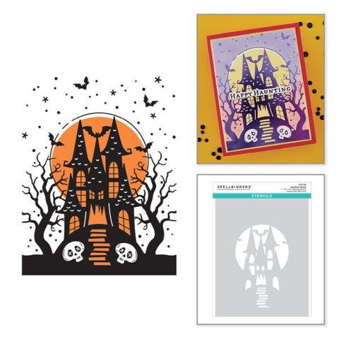 Haunted Hollow Stnecil - BetterPress Society August 2026 Add On