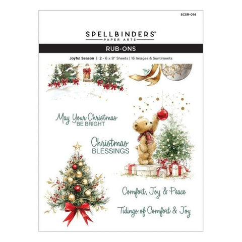 Joyful Season Rub Ons