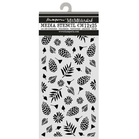 Christmas Pinecones - Stencil
