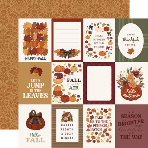 Here Comes Autumn - 3x4 Journaling Cards