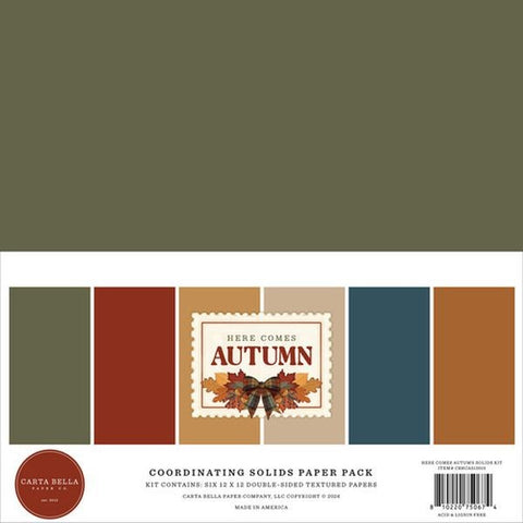 Here Comes Autumn - 12x12 Collection Pack - Solids